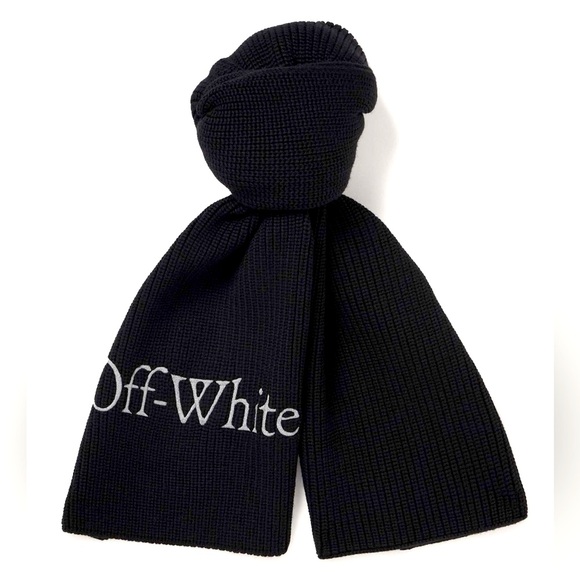 Off-White Bookish Knit Scarf - Picture 4 of 5